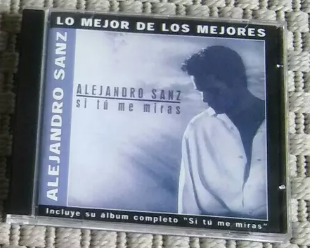 Regalo disco CD "Lo mejor de los mejores - Alejandro Sanz". (victors)