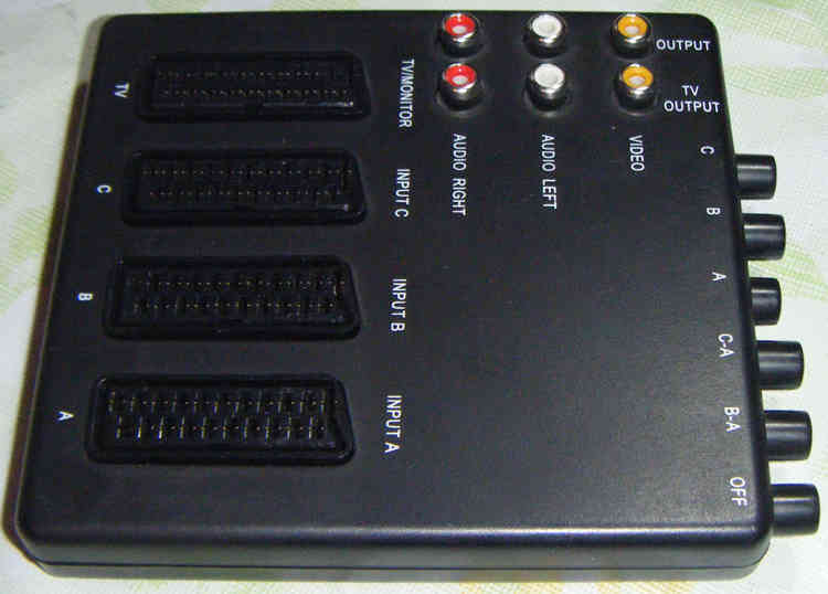 Conector Multiple de Tv y Video.