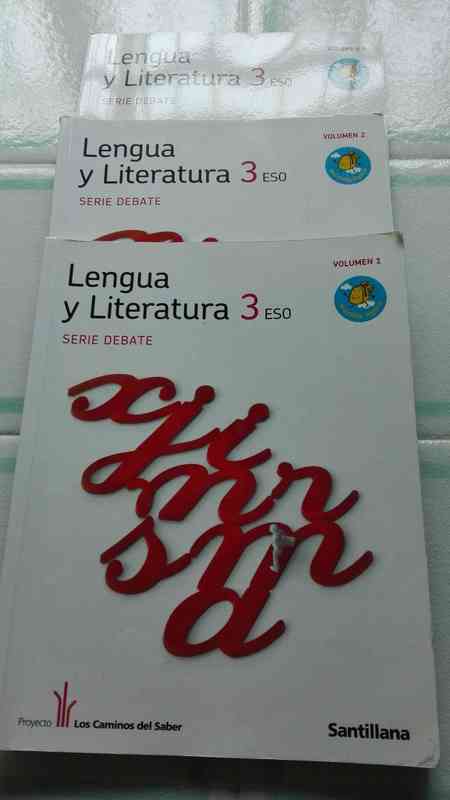 Libros de Lengua y Literatura 3º ESO Serie Debate.Editorial Santillana(Lau7ma)