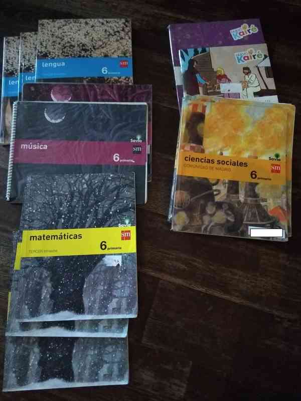 Libros 6º primaria, editorial SM
