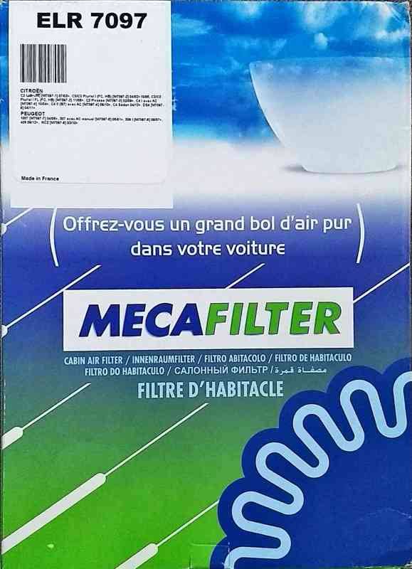 Filtro habitáculo Mecafilter ELR 7097