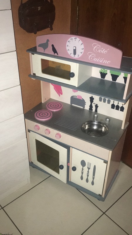 Regalo cocina de juguete de madera 