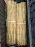2 rollos de cercado de bambu