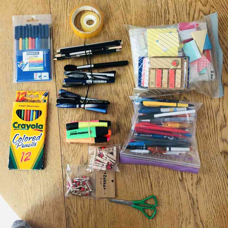 Lápices y cosas de papelería