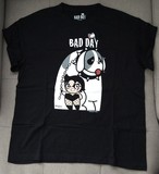 Camiseta Negra Hombre Talla L (Bad Day)