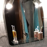Espejo de baño, buen estado, 75x60cm