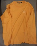 Camiseta Naranja Manga Larga Hombre Talla L (Zara)