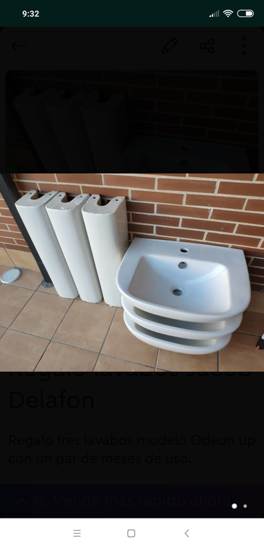 Regalo tres lavabos Jacob delafon