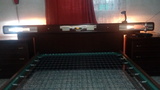 Estructura de cama con cabezero..