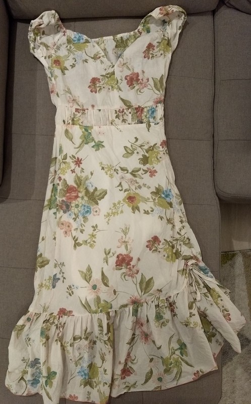 Vestido Estampado Floral Talla 38 (Zara TRF)