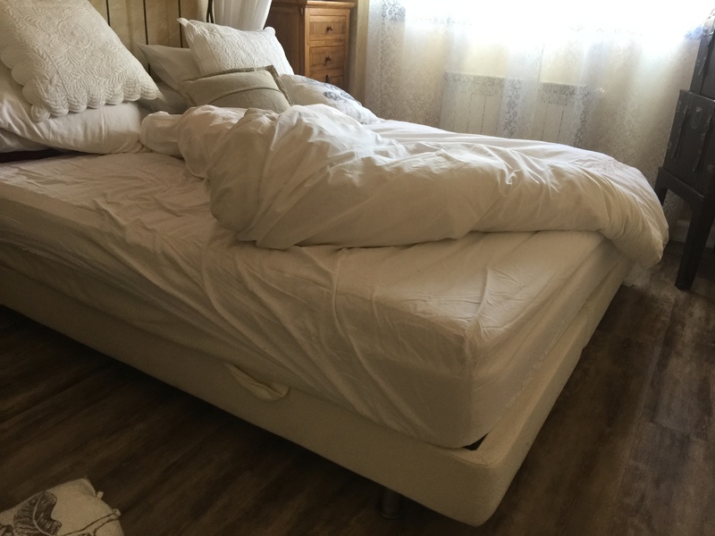 Somier con patas cama 1,60
