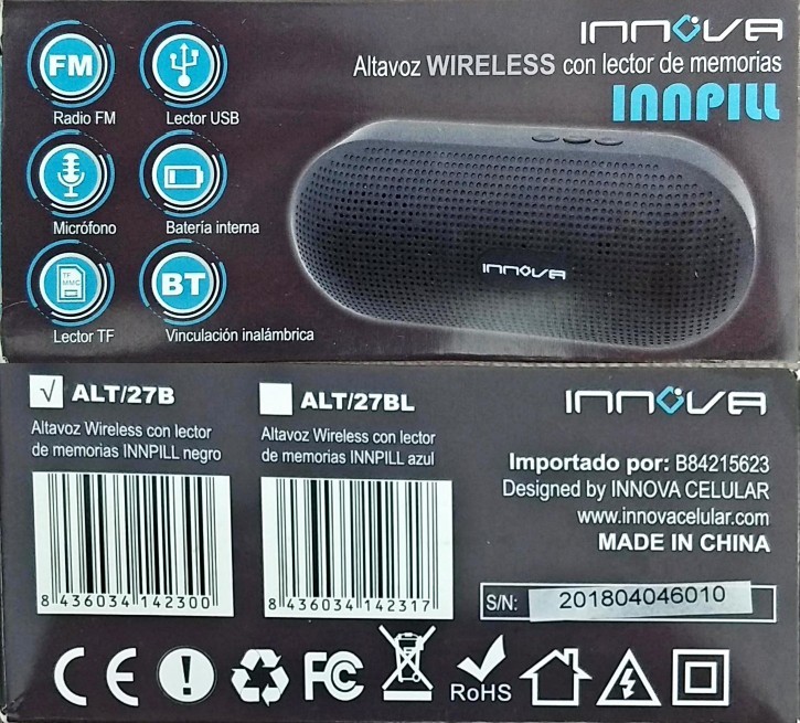 Lujoso Maligno mariposa regalo - Altavoz Wireless con Lector de Memorias - Madrid, Comunidad de  Madrid, España - nolotiro.org