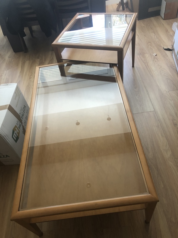 Mesitas de Salón (Madera-Cristal)