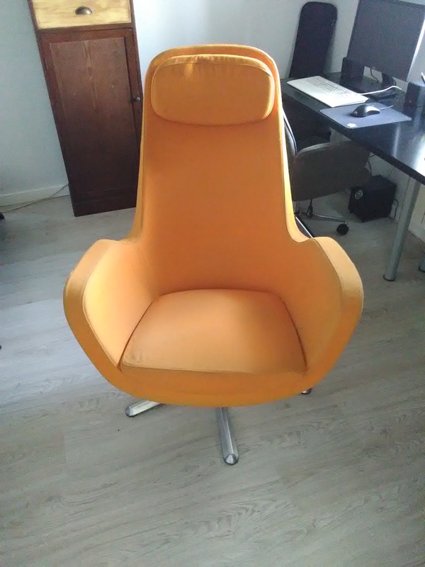 Regalo sillón naranja