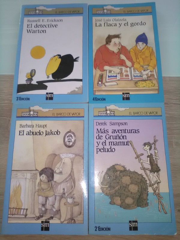 Perspicaz Motel carro regalo - 4 Libros. Barco de Vapor. Serie Azul. A partir de 7 años. -  Madrid, Comunidad de Madrid, España - nolotiro.org