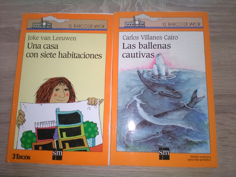 2 Libros. Barco de Vapor. Serie Naranja. A partir de 9 años.