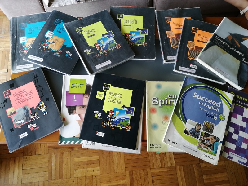 Libros de texto 1° ESO