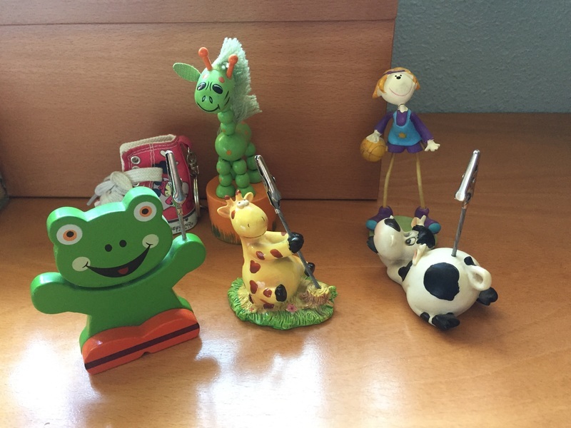 Figuritas infantiles con portafotos