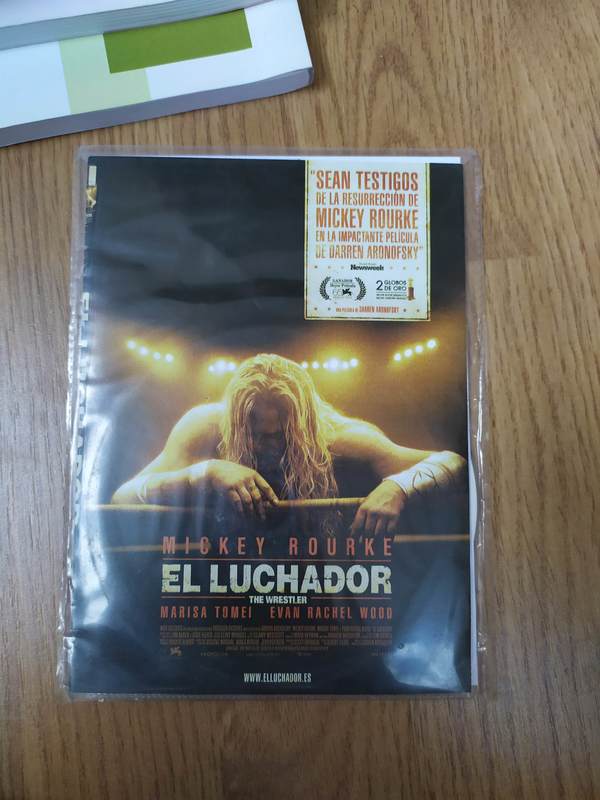 Copia DVD El Luchador