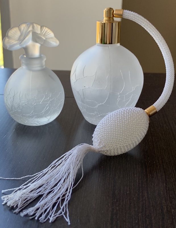 Perfumador y esenciero cristal