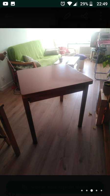 Mesa madera cerezo buen estado