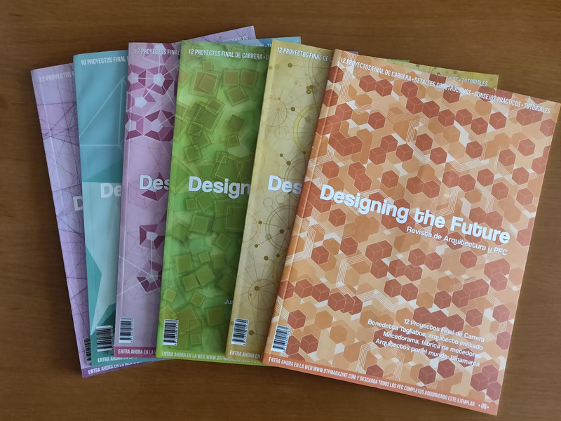 Revistas "Designing the future" PFCs de arquitectura