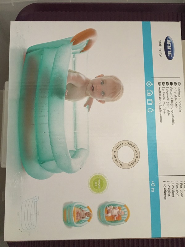 Regalamos bañera hinchable para bebe Jané