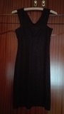 Vestido negro de tirantes. Talla M(vicky)