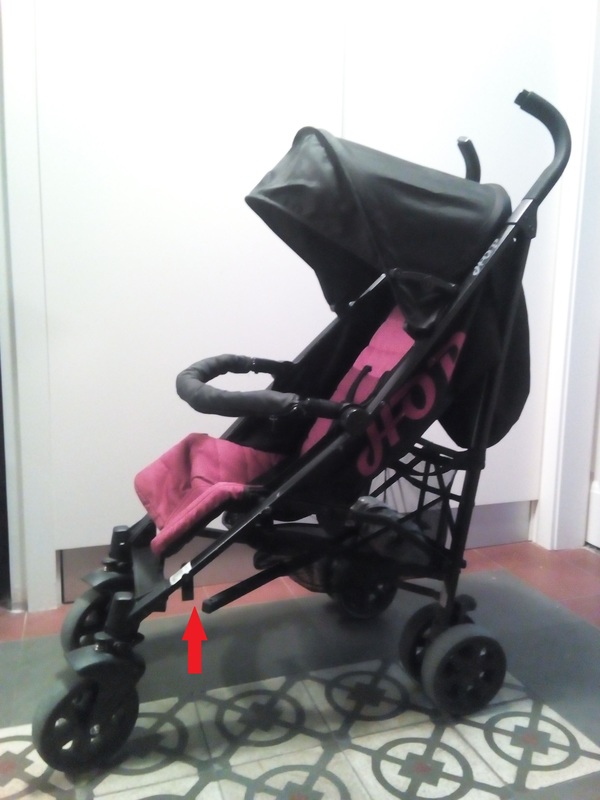 silla de paseo (rota)