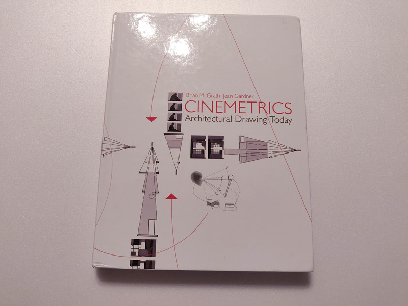 Libro "Cinemetrics" de diseño y dibujo de arquitectura