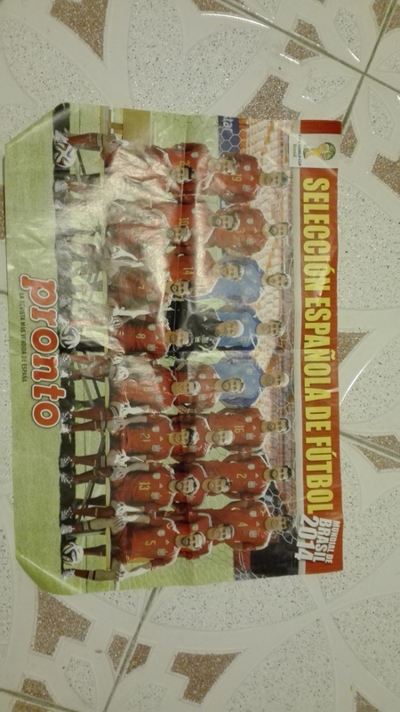 Poster de la seleccion española de futbol