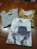 3 camisetas manga corta