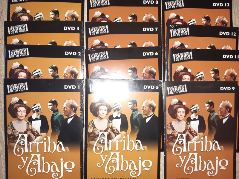 DVDS. ARRIBA Y ABAJO - DEL 1 A 13. (FALTA EL 10)
