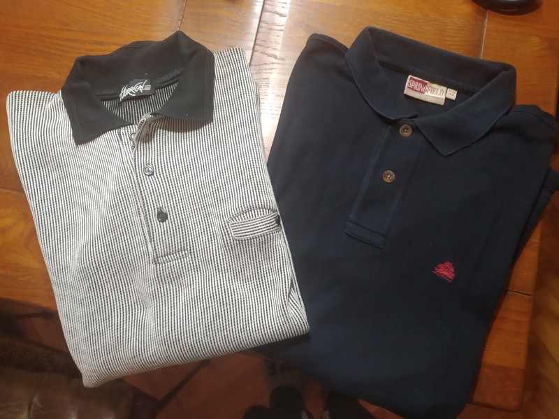 2 Polos Manga larga Talla XL