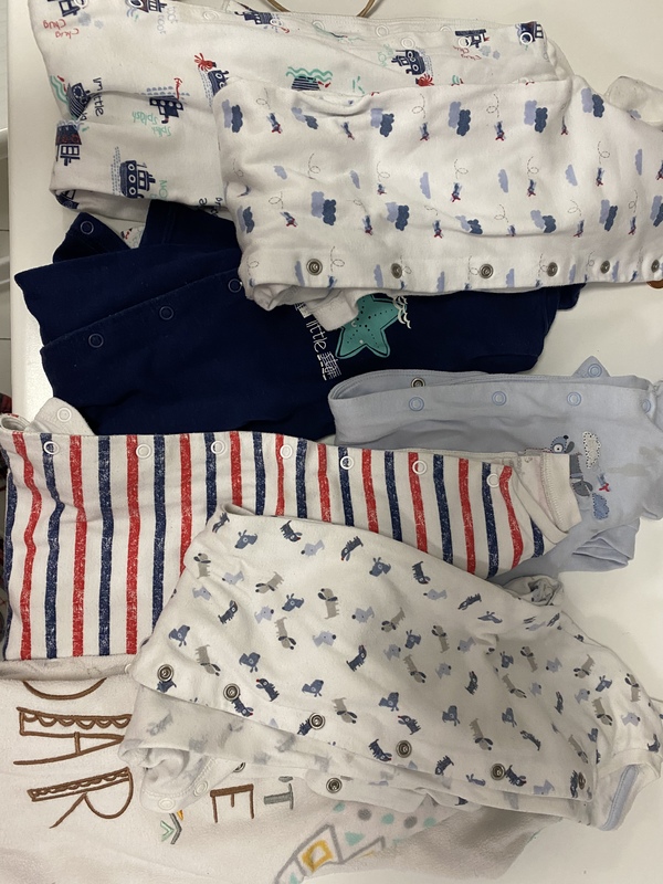 7 pijamas largos talla 92cm