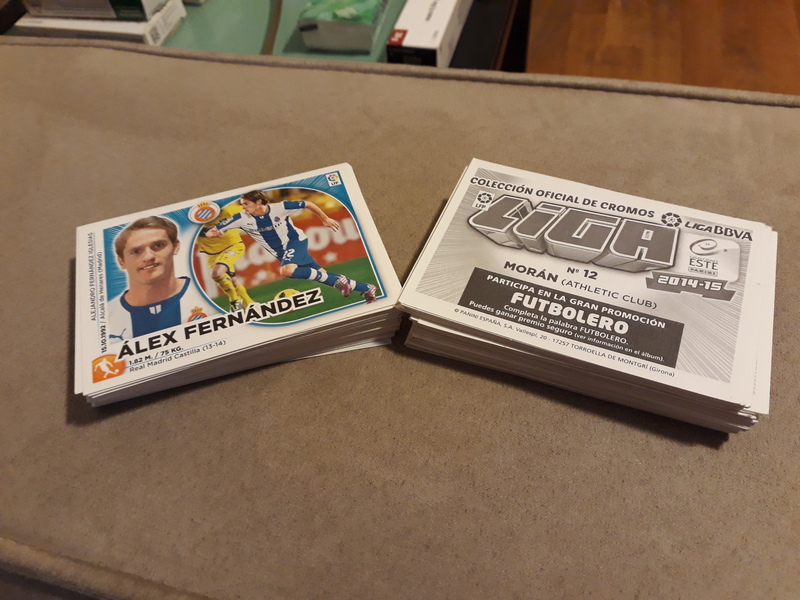 Regalo cromos colección Liga fútbol 2014/15