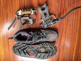 Calapiés y botas para mountain bike, talla 41