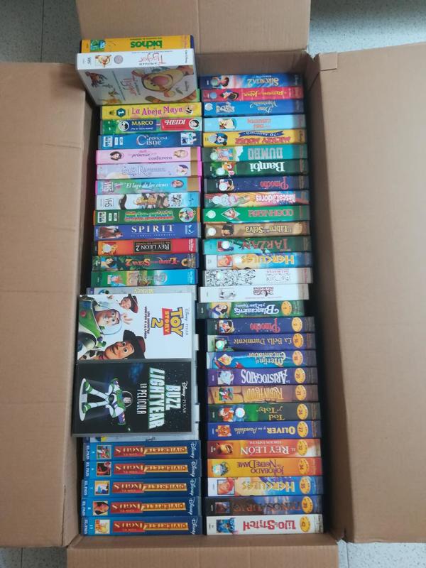 Regalo 60 películas VHS Disney