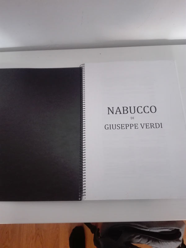 Partitura Giuseppe Verdi Nabucco 