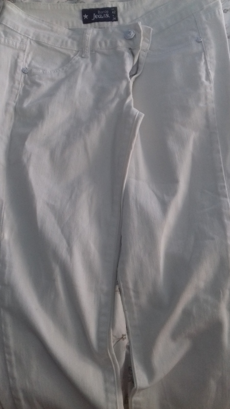 Pantalón blanco de mujer talla 42