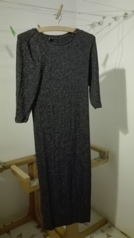 Vestido gris Stradivarius Talla S