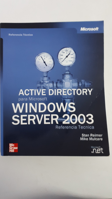 Libro referencia Active Directory para Windows Server 2003.