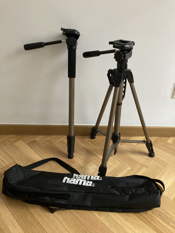 Trípode y Monopie Hama Sin Zapatas