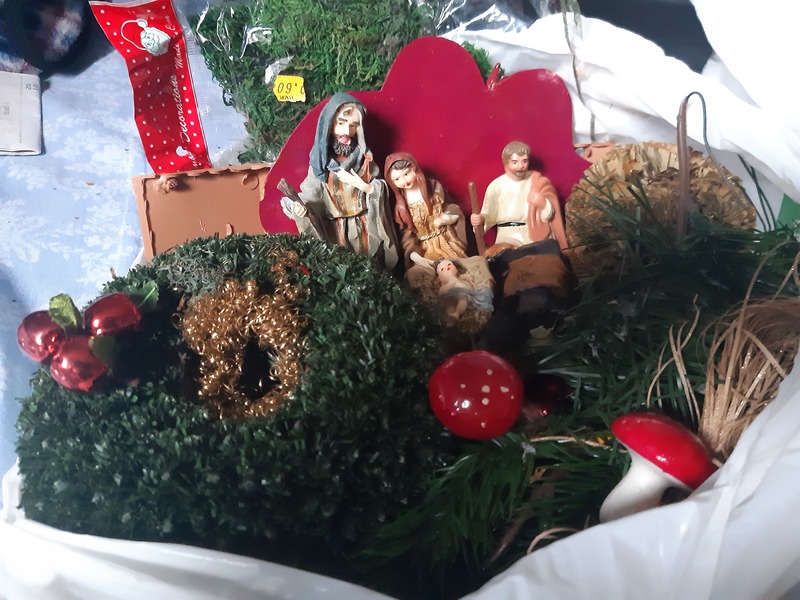 Regalo figuras y decoración navidad