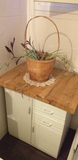 Mueble de baño con madera natural 