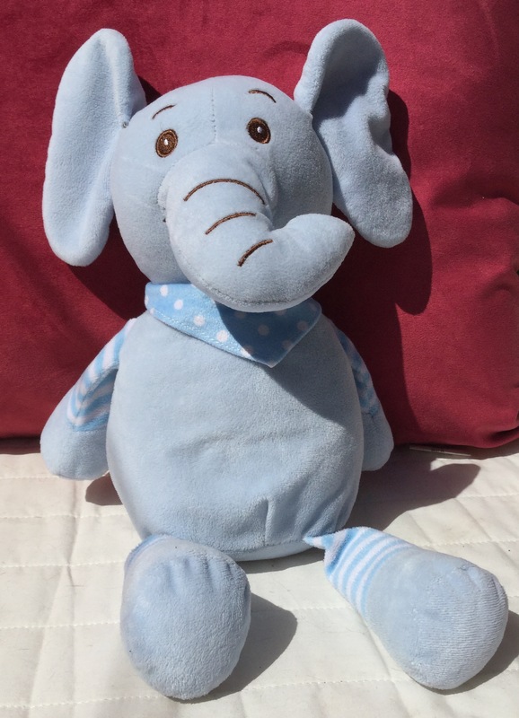 PELUCHE ELEFANTE AZUL