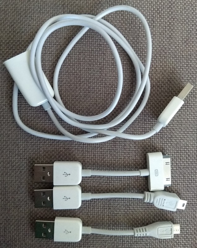 Cables USB para carga de móviles