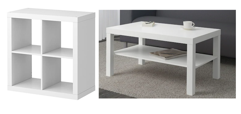 Regalo mesa lack y estantería kallax