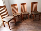 Regalo 4 sillas tapizadas