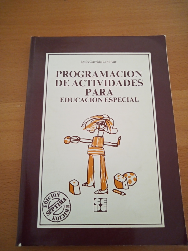 Regalo libro programación actividades educación especial